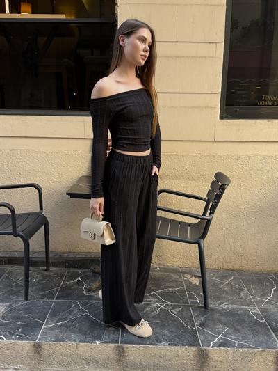 Rosie Madonna Takım Siyah