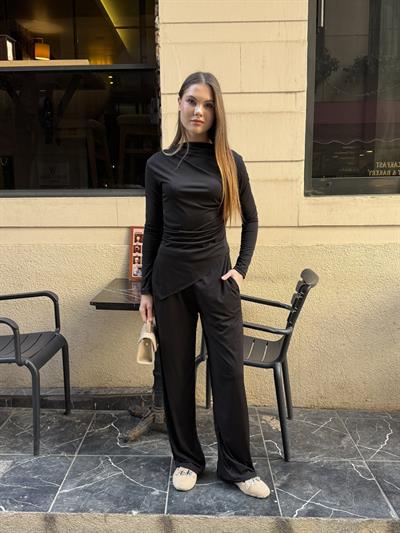 Sandy Asimetrik Takım Siyah