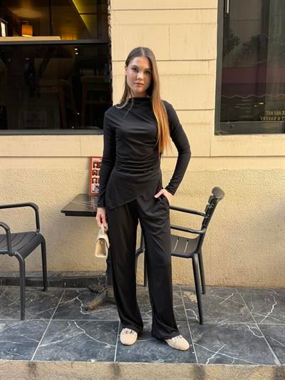 Sandy Asimetrik Takım Siyah