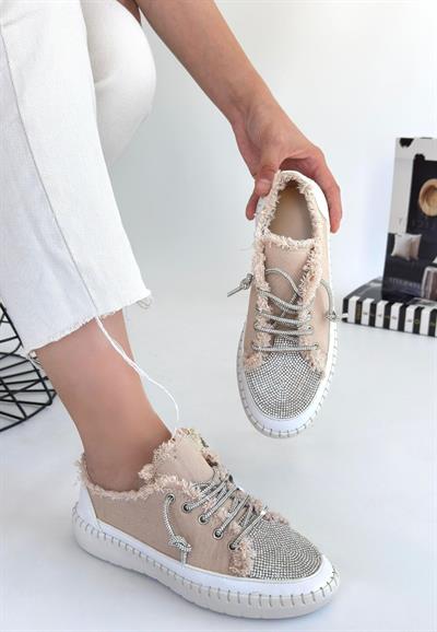 Enber Bej Kot Bağcıklı Spor Ayakkabı