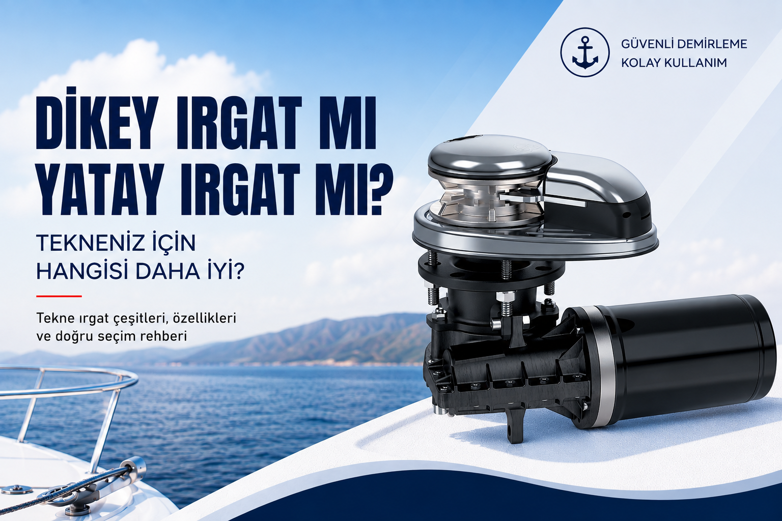 Dikey Irgat mı Yatay Irgat mı? Tekneniz İçin Hangi Irgat Daha İyi?