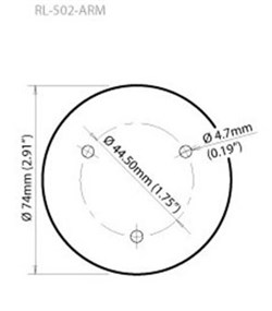 Scanstrut RL-502-ARM Rokk Montaj Plakası