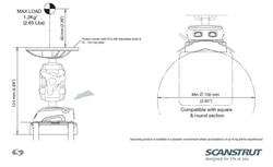 ROKK MINI RLS-403 KABLOBAĞI İLE MONTAJ BRAKETİ