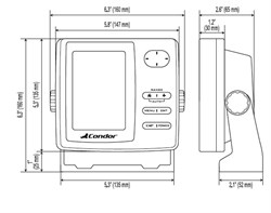 Condor 342 C DC Renkli Ekran Balık Bulucu Türkçe Menü