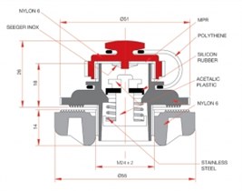 Bravo 240 Şişme bot ve can salı valfi