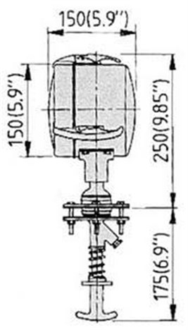 DHR Kabin Kontrollü Projektör 12V