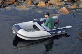 X-Cape Alüminyum tabanlı bot 2.30M Koyu Gri-Açık Gri 