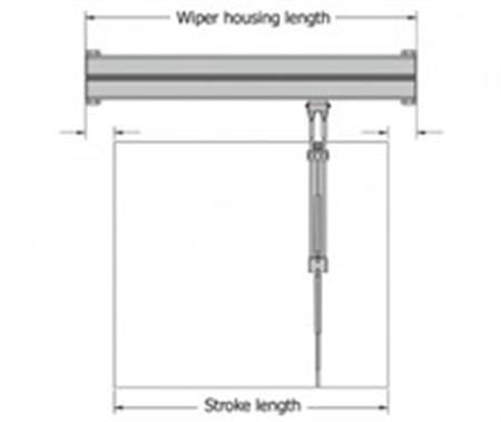 Ağır Hizmet tipi doğrusal tekli silecek sistemi