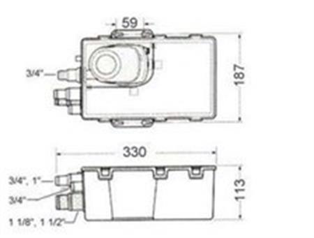 Attwood duş boşaltma sistemi 12V