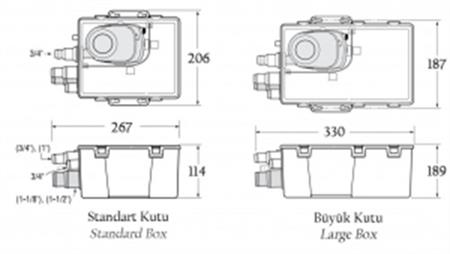 Attwood duş boşaltma sistemi