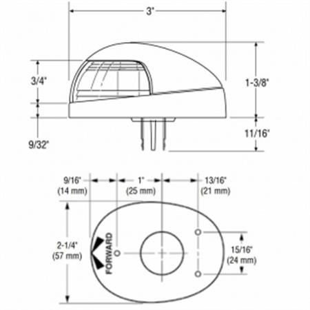 Attwood sancak/iskele feneri 
