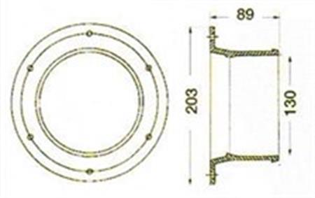 Barnegat Light liman/kıç aydınlatma lambası 12V
