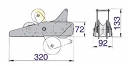 Baş Makarası 6-8 mm Zincire Uygun