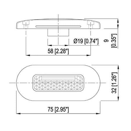 Labarka LED Merdiven Lambası 12V Mavi
