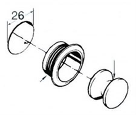 Basmalı butonlu yaylı kilit