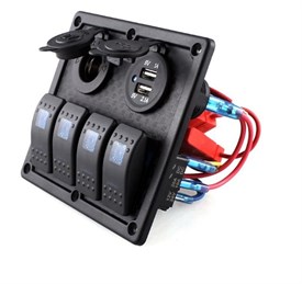 Bfy Switch Panel 4lü Usb +cakmaklik 