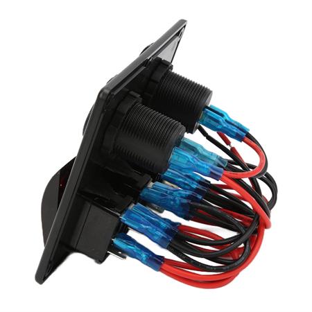 Bfy Switch Panel 4lü Usb +Çakmaklık Kırmızı