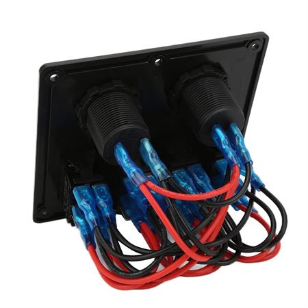 Bfy Switch Panel 4lü Usb +Çakmaklık Kırmızı