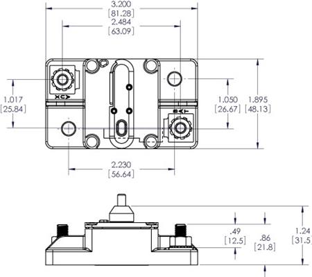 Blue Sea Systems 285 Serisi Otomatik Sigorta 80A