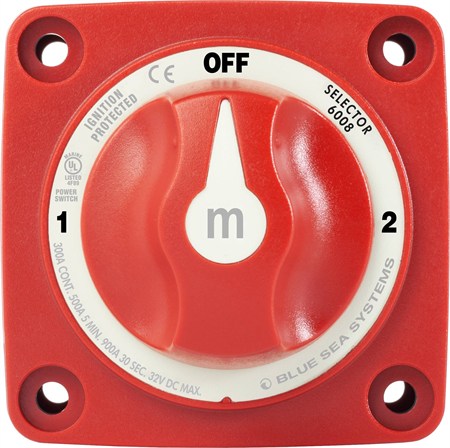 Blue Sea Systems 3 Pozisyonlu Akü Şalteri 6008