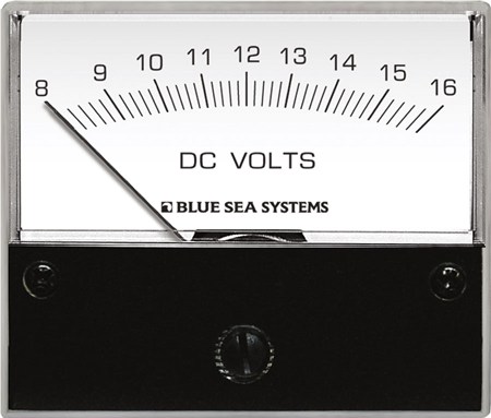 Blue Sea Systems Analog Voltmetre 8-16V DC