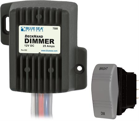 Blue Sea Systems Deckhand Dimmer 12V DC 25A 7508