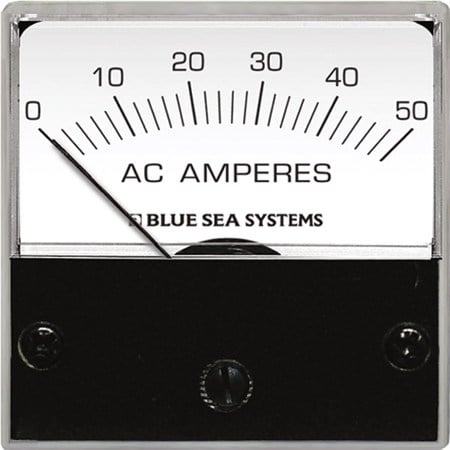 Blue Sea Systems Mikro AC Analog Ampermetre 0-50A