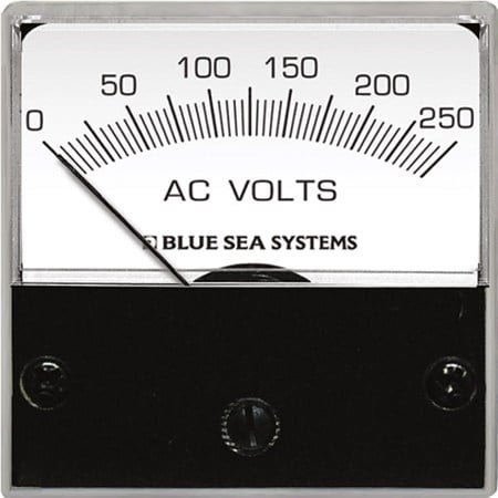 Blue Sea Systems Mikro AC Analog Voltmetre 0-250V AC