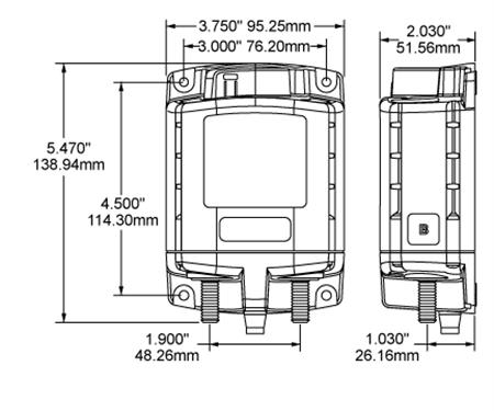 Blue Sea Systems ML-ACR Otomatik Şarj Rölesi 12V/500A 7622