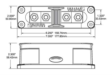 Blue Sea Systems T Sınıfı Sigorta Bloğu 5502