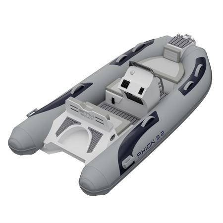 BTM Boat AXION 3.2 Alüminyum Sabit Tabanlı Konsollu Şişme Bot - Gri