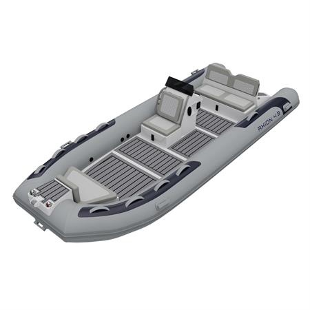 BTM Boat AXION 4.8 Alüminyum Sabit Tabanlı Konsollu Şişme Bot - Gri