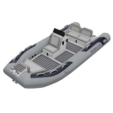 BTM Boat AXION 4.2 Alüminyum Sabit Tabanlı Konsollu Şişme Bot - Gri