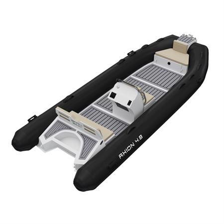 BTM Boat AXION 4.8 Alüminyum Sabit Tabanlı Konsollu Şişme Bot - Siyah