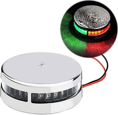 Burun İskele Sancak Feneri Krom 12V Led