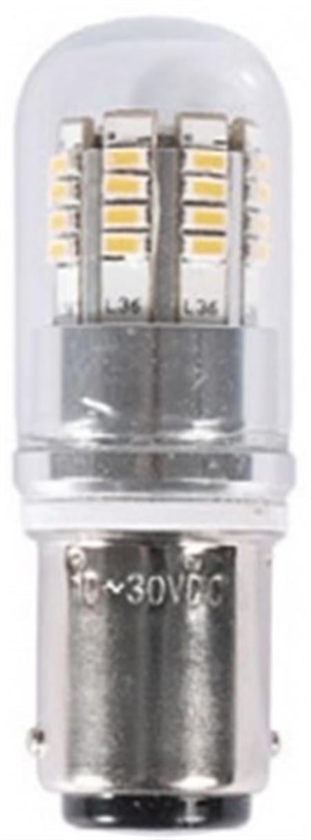 Cam Kapaklı Ledli Ampul BA15D 3W  12/24V