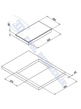 Can Seramik Çift Gözlü Ocak Dokunmatik