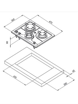 Can Üç Gözlü Gömme Ocak