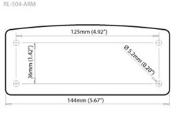 Scanstrut RL-504-ARM Rokk Montaj Plakası