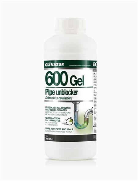 Clin Azur -600 GEL- Boru Tıkanıklık Açıcı 1 Lt