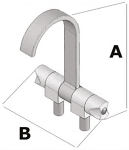 Döner Başlıklı Musluk Kromaj Soğuk/Sıcak