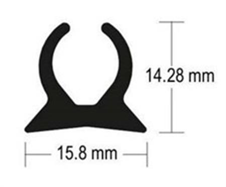 Döşeme Rayı, Beyaz Plastik - 6mt.