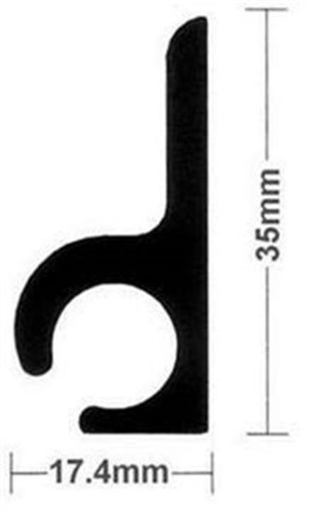 Döşeme Rayı, Plastik - 6m