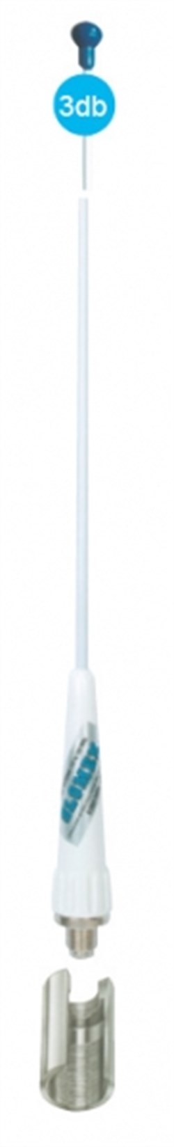 Glomex RA109 Marine VHF Anteni Paslanmaz Çelik