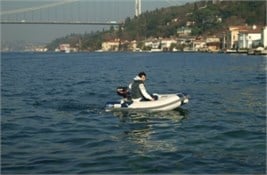 X-Cape şişme tabanlı bot 2.30M Koyu Gri-Açık Gri