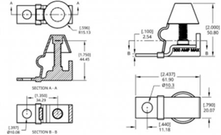 EGIS MRBF Terminal Sigorta Bloğu - Tekli