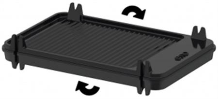 Eno Tribu çevrilebilir tepsili gazlı gömme ızgara