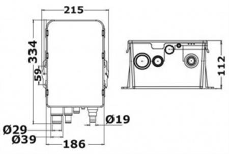 Europump duş boşaltma sistemi