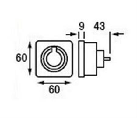 Frilight Priz Çakmak Tipi Kromaj Kapakçıklı