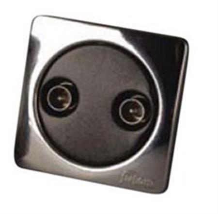 Frilight TV Anten Prizi Çiftli Kromaj